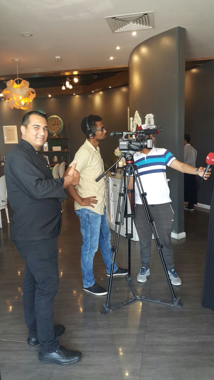 Broadcast camera setup